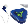 Ear Buds in Triangular Case